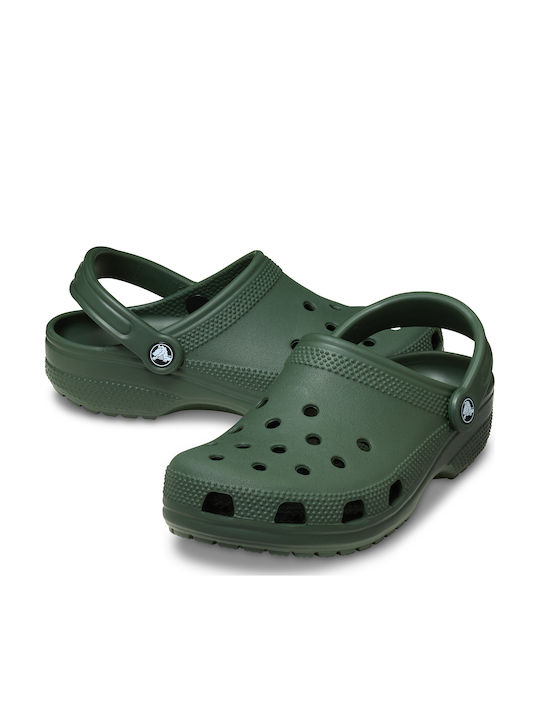 Crocs Ανδρικά Σαμπό Πράσινα