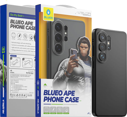 Blueo Ape Заден Калъф Черен (Galaxy S26 Ultra)