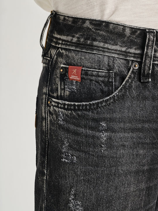 Devis Men's Jeans Pants Loose Fit Black