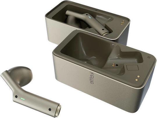Timekettle W4 Translation Earbuds Bluetooth Handsfree Ακουστικά με Θήκη Φόρτισης Χρυσά