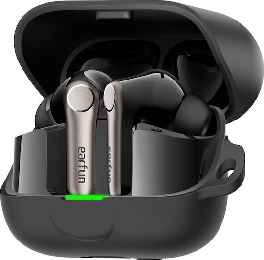 Earfun Air Pro 4+ In-ear Bluetooth Handsfree Ακουστικά με Αντοχή στον Ιδρώτα και Θήκη Φόρτισης Μαύρα