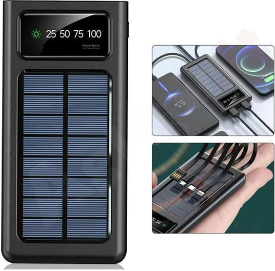 105592 Solar Power Bank 30000mAh