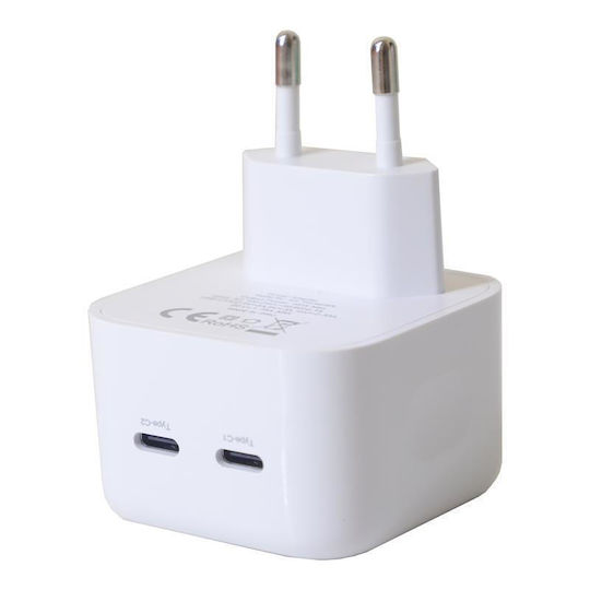 Maxximus Ladegerät ohne Kabel 35W Stromlieferung Weißs