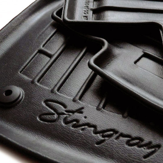 Race Axion-Car Mats Ford Focus Mk2/da3 2004-2011 4 Door/5 Door Rubber Raised Sides Protective Fasteners Passenger Cars-2 Pieces 5007032/st 5007032/st