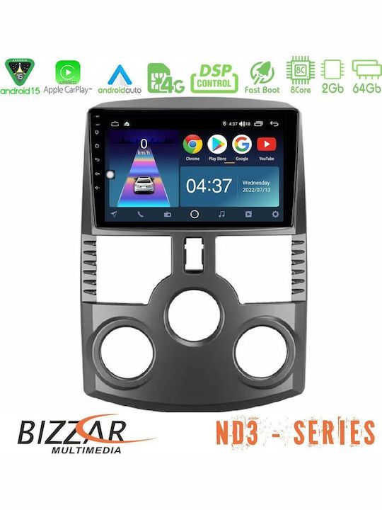 Bizzar Car Audio System for Daihatsu Terios 2007-2015 Bluetooth USB Wi-Fi GPS Apple CarPlay Android Auto with 9 Inch Touch Screen