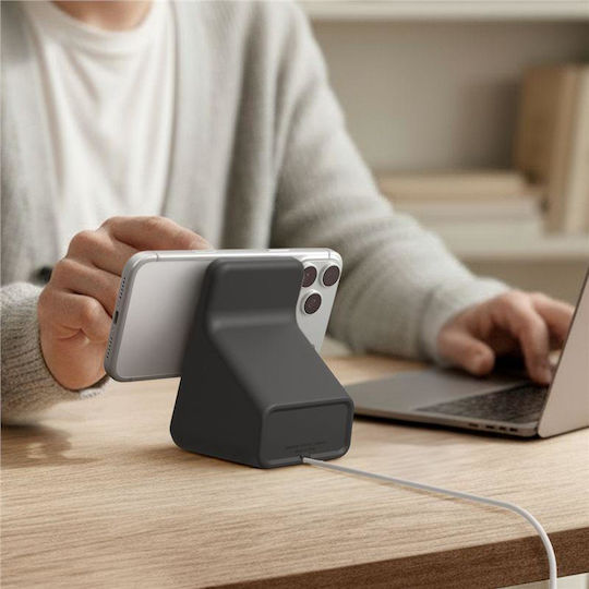 Spigen Charger Stand S Βάση Φόρτισης MagSafe σε Μαύρο χρώμα