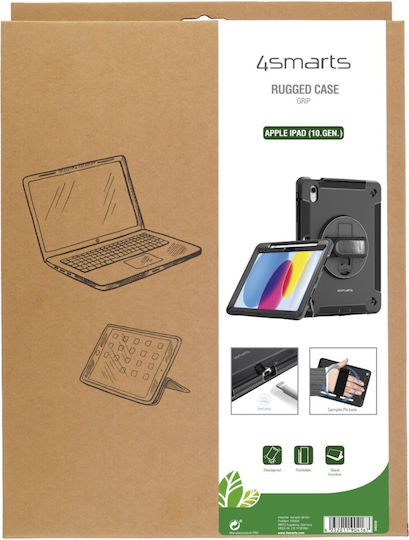 4Smarts Flip Cover Ανθεκτική στα Γαλλικά Μαύρη (iPad 11", iPad 10.9)
