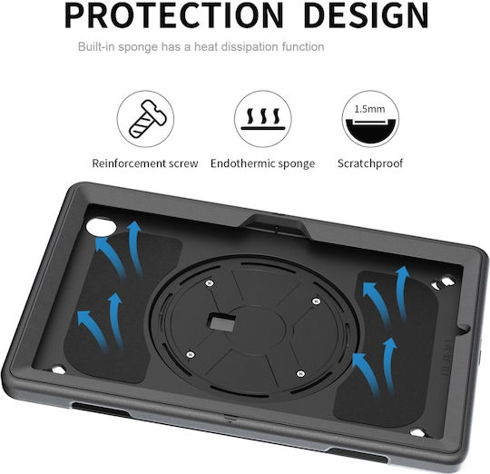 4Smarts Flip Cover Ανθεκτική στα Γαλλικά Μαύρη (iPad 11", iPad 10.9)