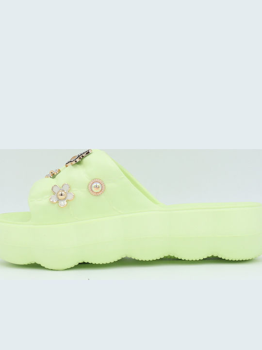Flip Flops in Green Colour
