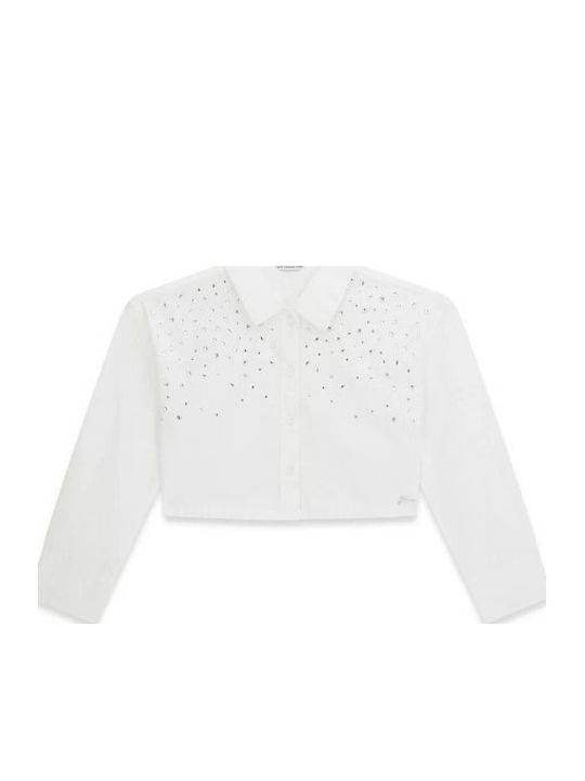 Kids Shirt Short-sleeved White