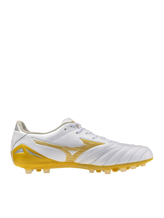 Mizuno Morelia Neo Iv Pro Ποδοσφαιρικά Παπούτσια με Τάπες AG-Pro Λευκά