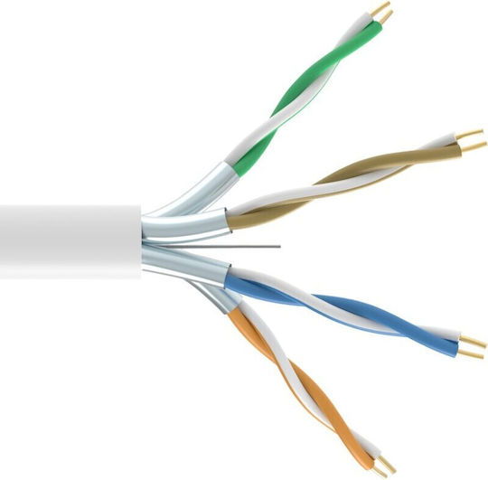 Conexpro U/FTP (STP) Cat.6a (Gigabit) Καλώδιο Δικτύου Ethernet 305m Λευκό