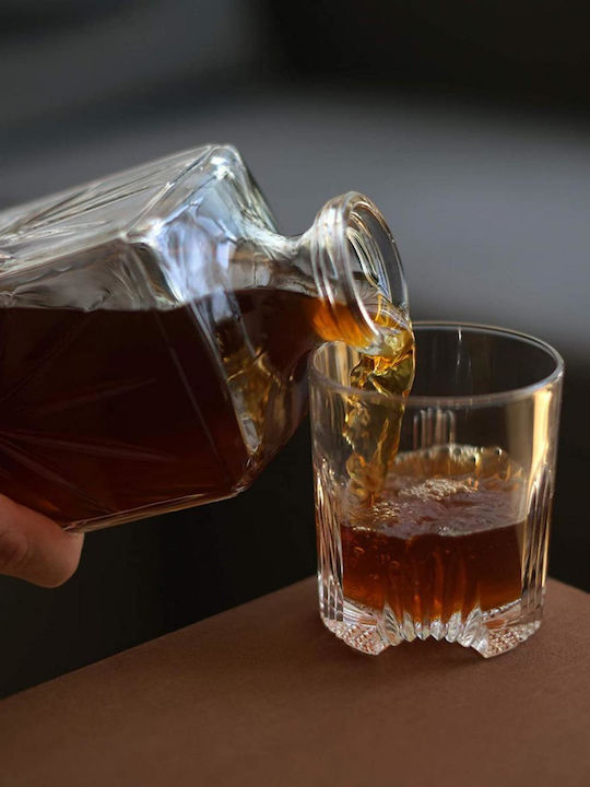 Bormioli Rocco Rocco Rocco Carafă de Servire Whiskey cu Dop și Pahare