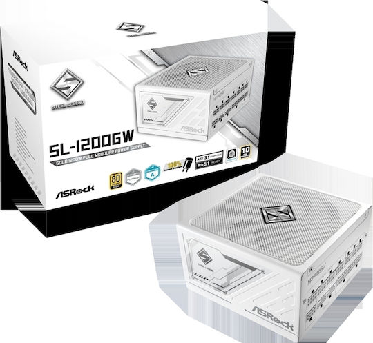 ASRock Steel Legend SL-1200GW 1200W Weiß Netzteile Vollständig modular 80 Plus Gold