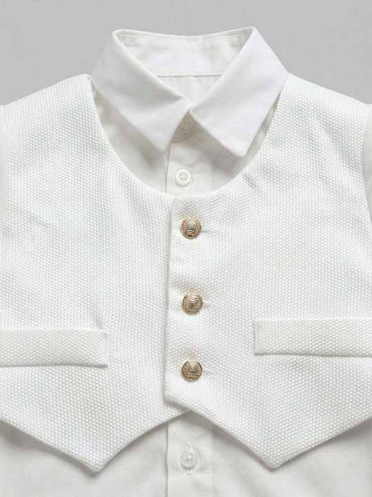 Kids Summer Suit 4 Pieces White 100000AG1000431