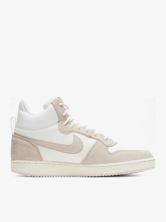 Recreation Mid Top Premium Γυναικεία Μποτάκια Λευκά
