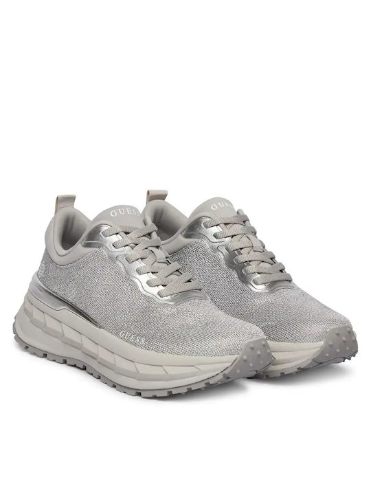 Logo Women's Sneakers Silver