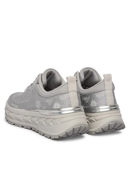 Logo Women's Sneakers Silver