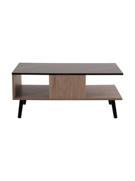 Rectangular Coffee Table Gunnez Wooden Karydi-Mavro L90xW54xH38cm.