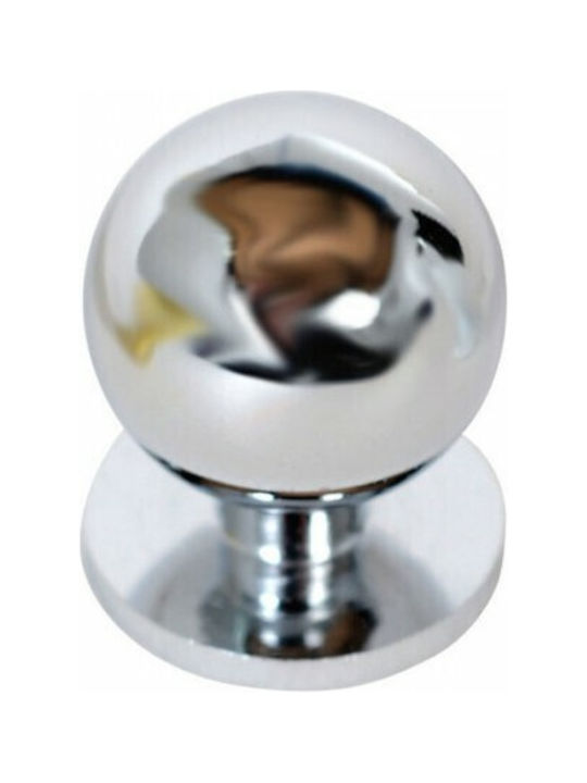 Import Hellas 6050 Knob Furniture made of Metallic Matt Nickel D22mm 6050 6050NM 1pcs