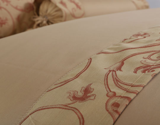 Silk Fashion Hs009 Super-Double Bed Sheets Set 230x250cm 6 Pieces