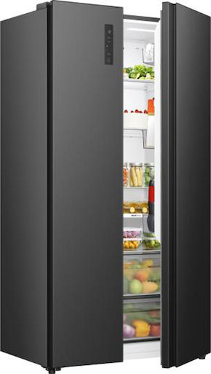 Side-by-Side Refrigerator 544lt Total NoFrost H178.6xW91.1xD61.5cm Black RS3P558NEFE