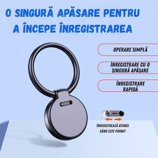 Reportofon Spion Birai Br30 8gb Activare Vocală Înregistrare Hd Autonomie Baterie 12h 120 Zile Standby
