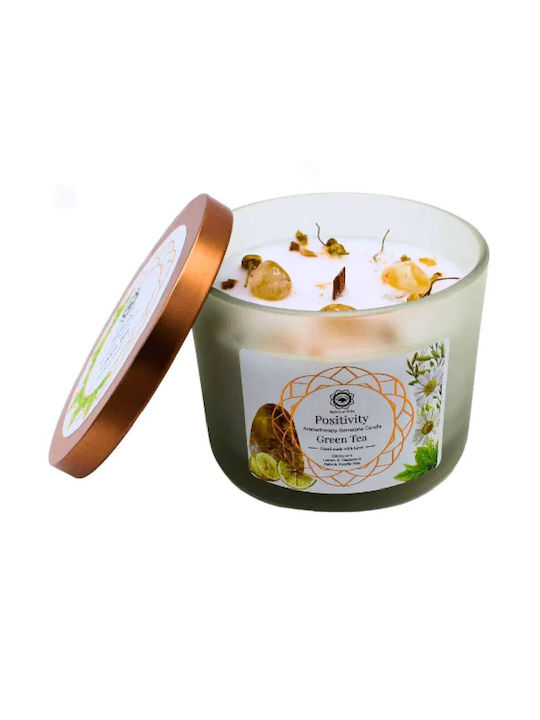 Green Tree Candle Company Κερί Σόγιας σε Βάζο Πράσινο 256gr