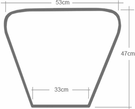 Μαξιλάρι Φερ Φορζέ Be Comfy Bice Green 604 Πλάτη 53 X 47 X 3