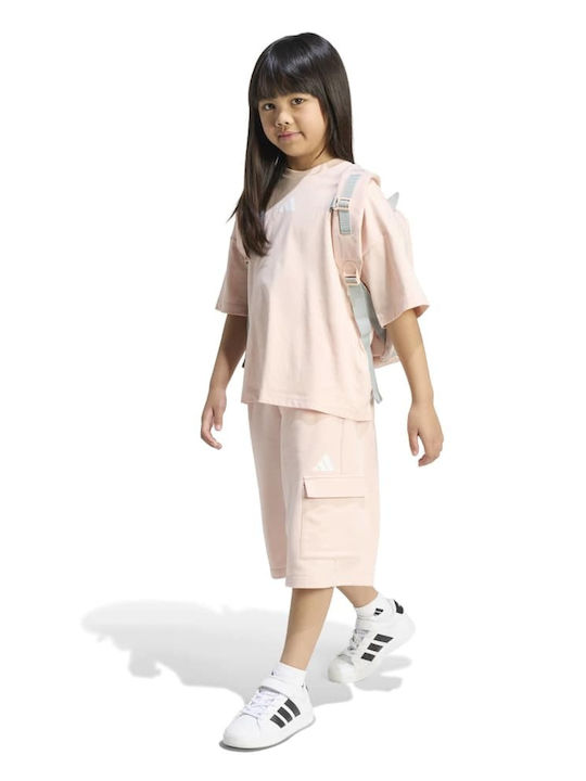Kids Set with Shorts Summer 2pcs Pink