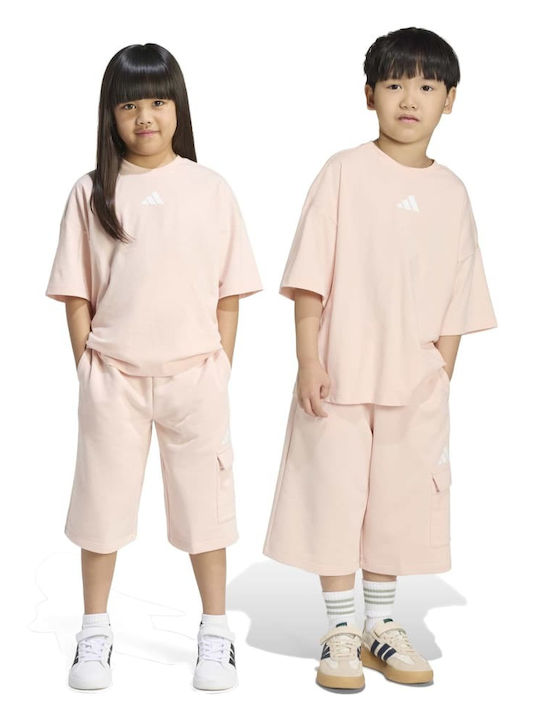 Kids Set with Shorts Summer 2pcs Pink