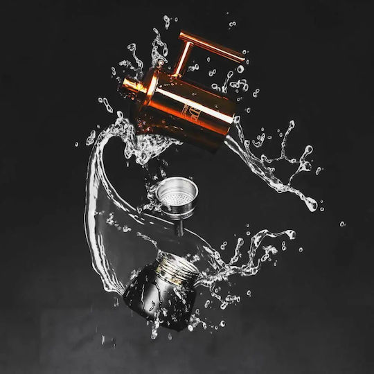 Cecotec Moking Ηλεκτρικό Μπρίκι Espresso Inox Καφέ