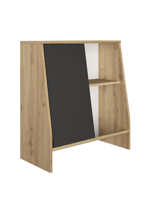 Βιβλιοθήκη Δαπέδου Ξύλινη Artisan Oak 35x74x81cm