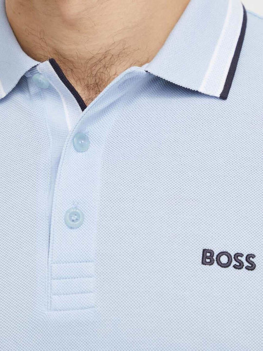 Paddy Polo Herrenblusen Hellblau
