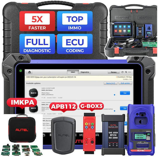 Autel Διαγνωστικό Αυτοκινήτου OBD 2 με Bluetooth Συμβατό με Android