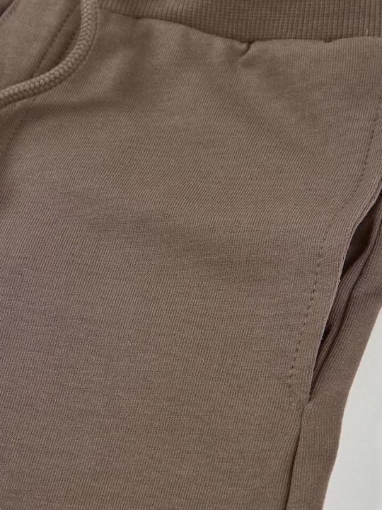 Kids Fabric Shorts/Bermuda Brown