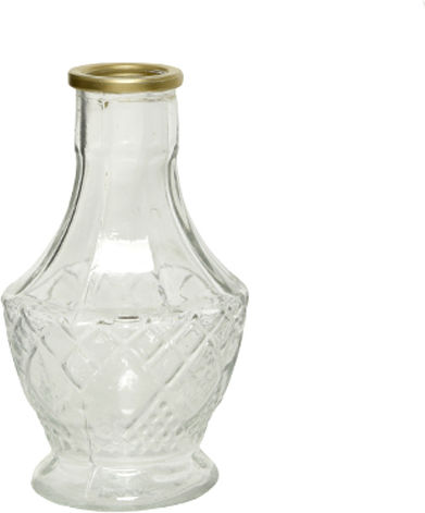 Kaemingk Vază Din Sticlă Auriu 8x8xÎl11.5cm