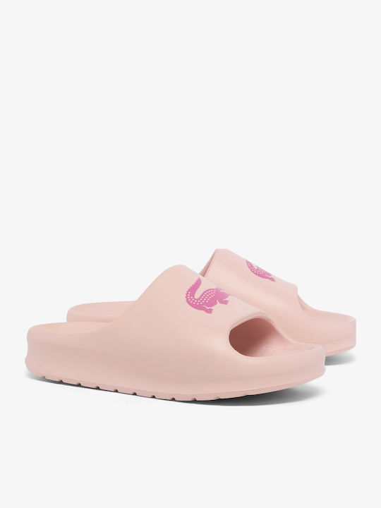 Lacoste Serve Slides Pink