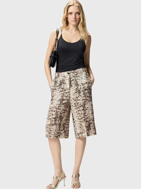 Pinko Women's Linen Bermuda Multicolour