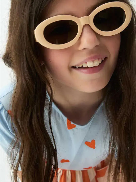 Kids Short-Sleeved Light Blue Blouse