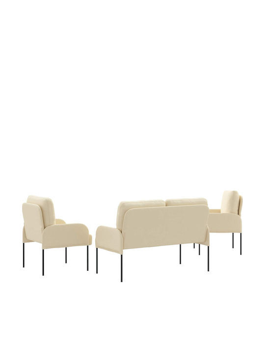 vidaXL Wohnzimmermöbel-Set 2-Sitzer & Sessel