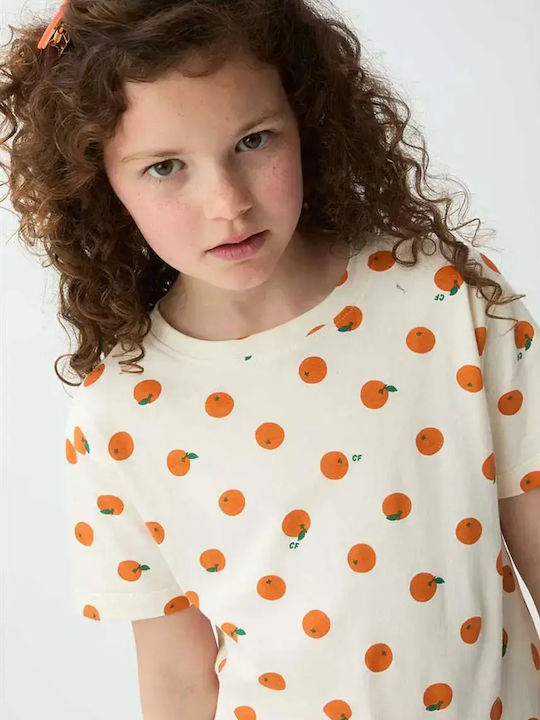 Kids Short-Sleeved Orange Top