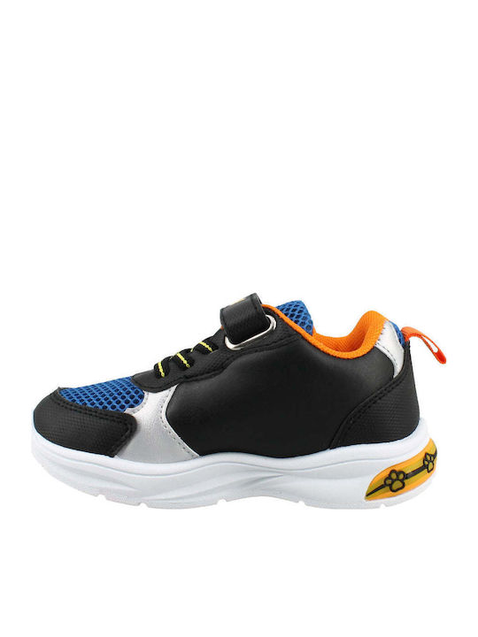 Παιδικά Sneakers με Σκρατς & Φωτάκια Μπλε