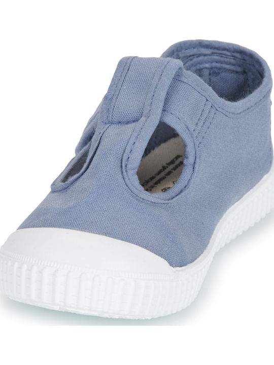 Kids Pumps & Ballerinas With Hoop & Loop Closure Blue