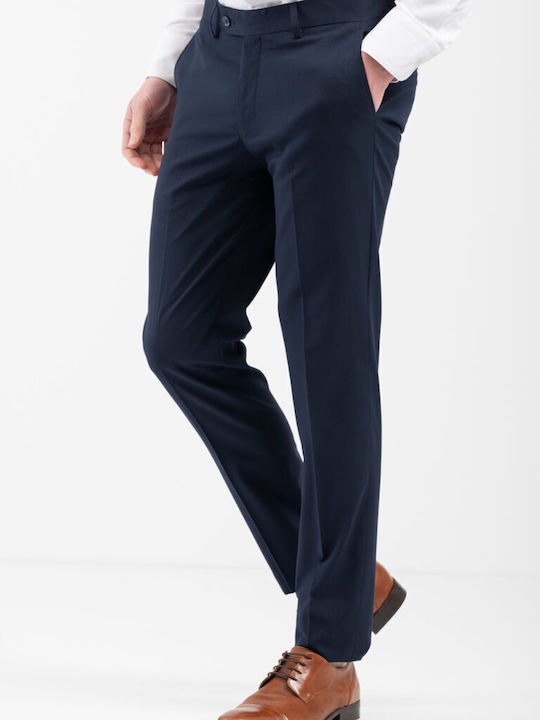 Men's Suit with Slim Fit Navy Blue