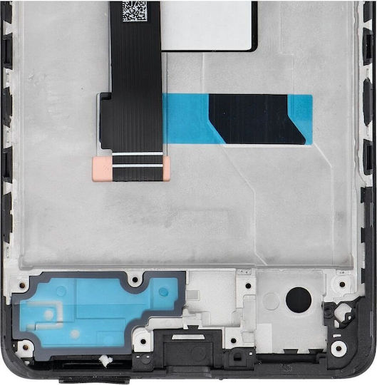 Ersatzbildschirm mit Touch-Mechanismus und Rahmen für Redmi Note 12 Pro 5G Schwarz