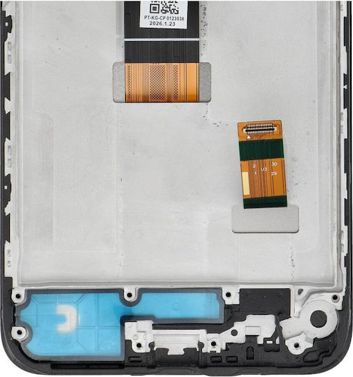 Fixcell Screen with Touch Mechanism and Frame for Redmi 12 4G 5G Black