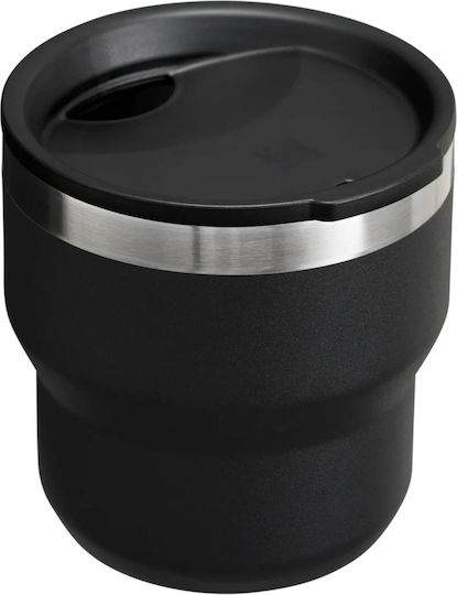 Stanley The Stay Hot Stacking Camp Cup Ποτήρι Θερμός Ανοξείδωτο BPA Free 290ml Black 2.0