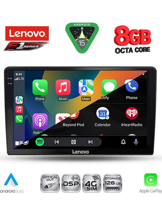 Lenovo Car Audio System for Toyota Corolla Verso 2000-2004 Bluetooth USB WiFi GPS Apple CarPlay Android Auto with 9" Touch Screen