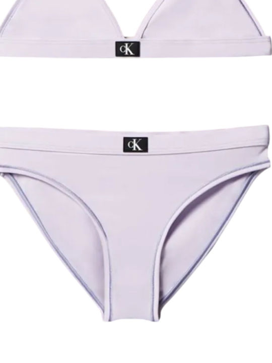 Calvin Klein Παιδικό Μαγιό Μπικίνι Μωβ
